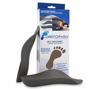 Corefit Custom Plantar Fasciitis Orthotics - Custom Fit at Home 3/4 Arch Supports - Dip in Hot Water & Fit to Foot in Seconds - Handcrafted (US Sizes) (Women UK6/US 8 (1/2 Size? Buy Next Size UP))