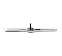 COREFIT Lat Pull Down Bar - Heavy Duty | Non-Slip Textured Grips | Gym Accessories, Home or Professional Gym Bar | For Multi Gym, Cable Machine, Lat Pull Down Machine - 17" Span