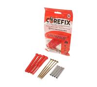 Corefix Heavy Duty Dot & Dab Wall Fixing for Flat Screen TVs, Wall Cabinets, Radiators, Boilers & Shelving 4 Pack