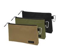 Coreflex 3 Pack 10" Medium size Tool Pouch Zipper Bag with internal pockets, Tool Bag, Multipurpose Storage pouch, Flat Bottom with YKK Zipper for Stationary, Pencil case, Cosmetics, etc