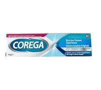 COREGA EXTRA STRONG cream without zinc - 40 g - Cream mount properly sealing the space between the denture and the mucosa. It provides a super-fast maintenance dentures thanks to a triple salt, sodium, magnesium and zinc. It does not contain dyes and flavors, so do not change the taste of food