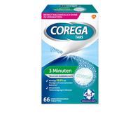 Corega Rapid Denture/Third Teeth Cleaning Sticks, 1x66 Teething Cleaning Tablets - Cleaning in 3 Minutes
