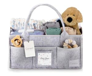 Coreint Nappy Caddy Organiser Large,Diaper Caddy,Unique Stylish Baby Shower Gift