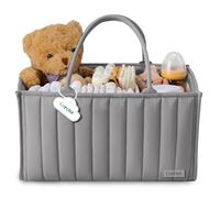 Coreint Nappy Caddy Organiser Large,Diaper Caddy,Unique Stylish Baby Shower Gifts For Mum Nursery Storage Basket - New Born Gift -,New born Essentials - Nursery Decor- Baby Accessories