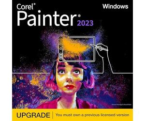 Corel Painter 2023 Upgrade | Digital Painting Software | Illustration, Concept, Photo, and Fine Art | Perpetual license | 1 Device | PC/MAC | Code [Delivery]