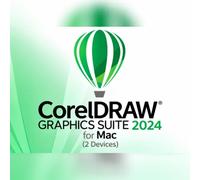 CorelDRAW Graphics Suite 2024 for Mac (2 Devices) Key - GLOBAL