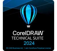 CorelDRAW Technical Suite 2024 3D CAD Business incl. 1 Year CorelSure Perpetual License 1 - 4 User(s) 1 Year