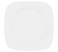Corelle 22.75 cm Vitrelle Glass Pure Luncheon Plate, Pack of 6, White
