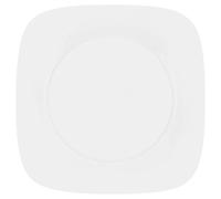 Corelle 26.5 cm Vitrelle Glass Pure Dinner Plate, Pack of 6, White