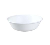 Corelle 3125 Vitrelle Glass Winter Frost Cereal Bowl, White, 18 oz, Pack of 6