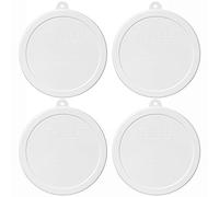 Corelle 418-PC 18oz White Cereal Bowl Replacement Lid (4-Pack)