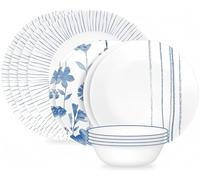 Corelle® Botanical Stripes 12-piece Dinnerware Set, Service for 4, 1149161