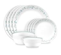 Corelle Country Cottage 16-Piece Mugless Dinnerware Set, Service for 4