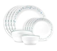 Corelle Country Cottage 16-Piece Mugless Dinnerware Set, Service for 4
