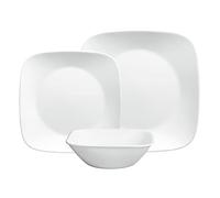Corelle Dinner Plate, Pure White, 12 Pc Set