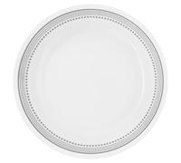 Corelle Dinnerware Set (4pc Set, Mystic Gray)-Set for 4 | Includes 4 x Side Plates | 80% Recycled Glass | 3 X More Durable, Half the Space & Weight of Traditional Ceramic