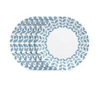 Corelle Global Collection Vitrelle 6-Piece Dinner Plate Set, Triple Layer Recycled Glass, Lightweight Eco-Friendly Round 10-1/4-Inch Plates Set, Northern Pines