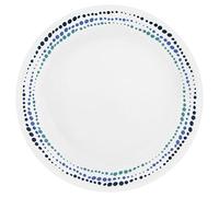 Corelle Livingware Ocean Blues Dinner Plates, 26 cm, Pack of 8