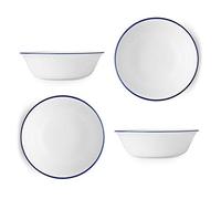 Corelle Livingware Ocean Blues 18 Ounce Soup/Cereal Bowl (Set of 4)