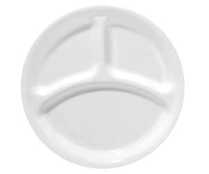 Corelle Livingware Winter Frost White 10-1/4" Divided Dinner Plate, 1 Pack