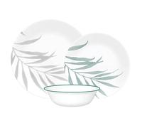 Corelle Set of 12 Dinner Plates, Solar Print