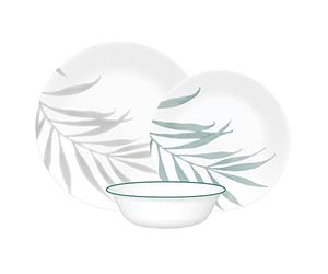 Corelle Set of 12 Dinner Plates, Solar Print