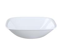 Corelle Square Pure White 10 Ounce Soup/Cereal Bowl (Set of 4) by Corelle Coordinates