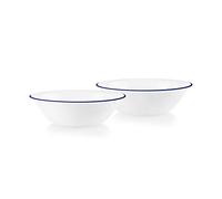 Corelle Style Chip Resistant 1qt (0.95L) Rimmed Bowl Blue 2-Pack