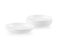 Corelle White Versa Bowls for Pasta, 4 Pack, 30oz Made in The USA | Easy to Clean Bowls are Lightweight | Resistant to Chips & Cracks| Dishwasher and Microwave Safe