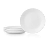 CORELLE Winter Frost White Lunch Plates, Pack of 8