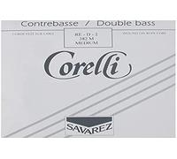 Corelli Double Bass Strings Orchestral Tuning Re Nickel Medium 382M