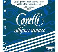 Corelli Strings For Violin Alliance E steel with loop end; Medium
