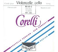 Corelli Strings For Violin Crystal A Nylon/Aluminium wound; Forte
