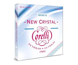 Corelli Strings For Violin Crystal A Nylon/Aluminium wound; Forte