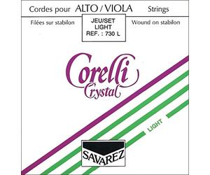 Corelli Strings For Violin Crystal A Nylon/Aluminium wound; Forte