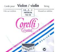Corelli Strings For Violin Crystal A Nylon/Aluminium wound; Medium