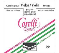 Corelli Violin strings Crystal E steel with loop end Forte 701F