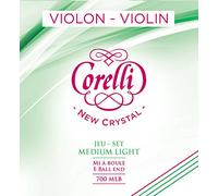 Corelli Violin strings Crystal set with ball end Light 700MLB
