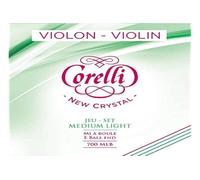Corelli Violin strings Crystal set with ball end Medium 700MB