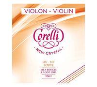 Corelli Violin strings Crystal set with loop end Forte 700F
