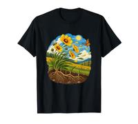Coreopsis Flowers Blowing in a Summer Garden Breeze T-Shirt