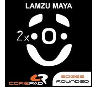 Corepad Skatez PRO 284 Replacement Mouse Feet, Compatible with Lamzu Maya/Lamzu Maya 4K - Non-Stick, Fast, Precise, Protects the Mouse Mat, Contents: Two Sets for Two Applications, Made of 100%