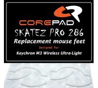 Corepad Skatez PRO 286 Replacement Mouse Feet Compatible with Keychron M3 Wireless Ultra-Light