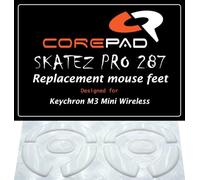 Corepad Skatez PRO 287 Replacement Mouse Feet Compatible with Keychron M3 Mini Wireless