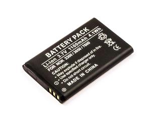 CoreParts MBMOBILE1048 Replacement Battery for Nokia - 4Wh 3.7V 1100mAh, Black
