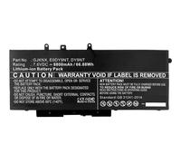 MicroBattery MBXDE-BA0145 Replacement Notebook Battery - Component for Laptop (Battery, DELL, Latitude 14 5491 15 5591 5280 5290 5480 5490 5495 5580 590, P, P. Precision 35 20 3530)