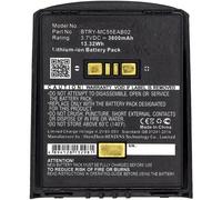 CoreParts MBXPOS-BA0283 Replacement Battery for Zebra/Symbol MC55/MC65/MC67 Series Scanners, 3.7V 3600mAh Li-ion, Black