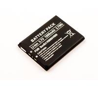 MicroBattery MBXSO-BA0010 Rechargeable Lithium-Ion Battery 1000 mAh 3.7 WH, Lithium-Ion 3.7 V, Black, White, Pack of 1