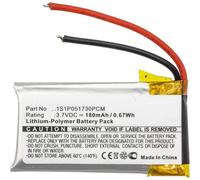 CoreParts MBXWHS-BA032 Replacement Battery for GN Netcom GN9330 Headset - 0.67Wh 3.7V 180mAh Li-Pol, Black