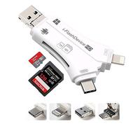 CoreParts MMUSB-UNI-ADAPTER Universal USB Adapter Lightning/MicroUSB/Type-C Whit